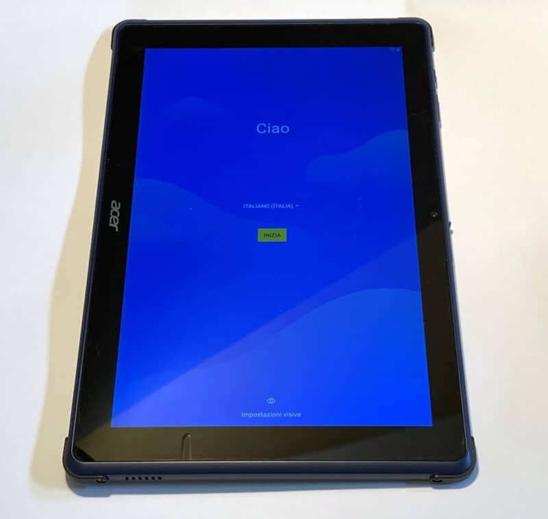 Acer Enduro Urban T1 Tablet Semi-rugged, verticale