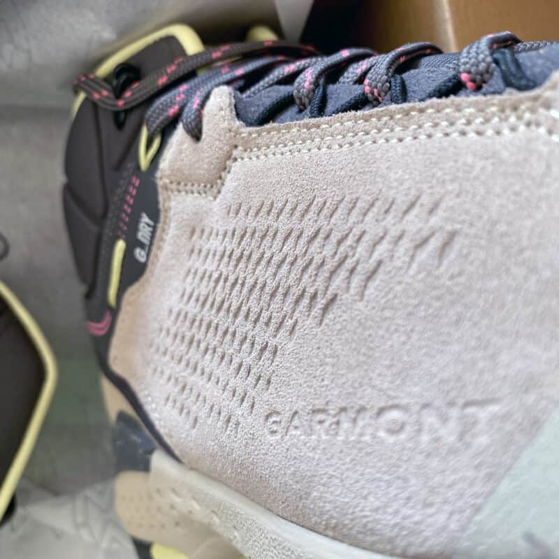 Garmont Groove Mid G-DRY, la particolare lavorazione della tomaia