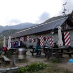 Il rifugio Balma a quota 1986 metri