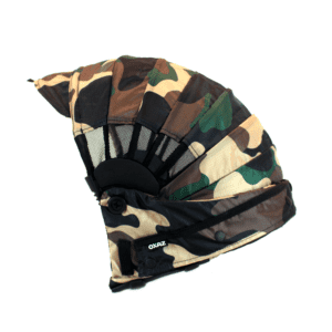 Oxaz Overcap, cappuccio amovibile per le attività outdoor, colore camouflage.