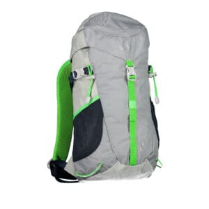 Lo zaino CMP Looxor in colore Grey - green fluo