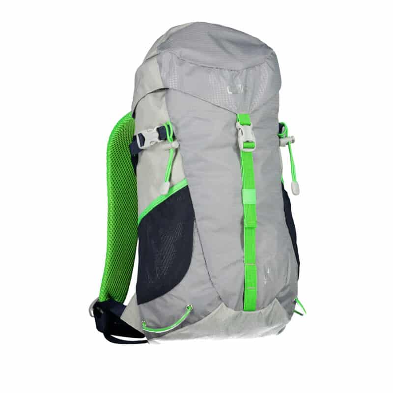 Lo zaino CMP Looxor in colore Grey - green fluo