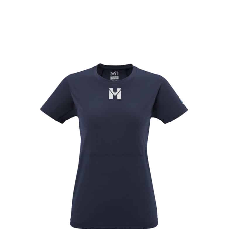 Millet Trilogy Sky TS SS, maglia da donna maniche corte da sky running, in nero.