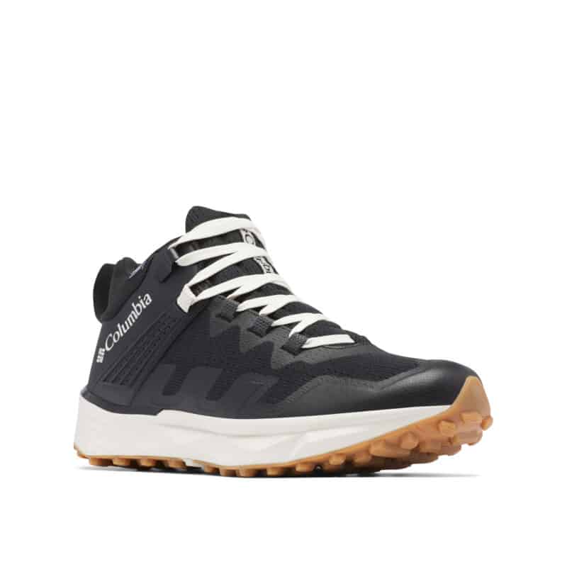 Columbia Facet 75 Mid OutDry in colore Black, Light Sand, vista 3/4