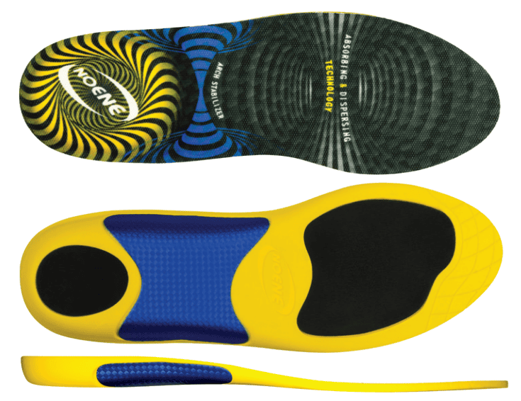 Noene Sport Ergopro AC+ nelle viste superiore, inferiore e di profilo.