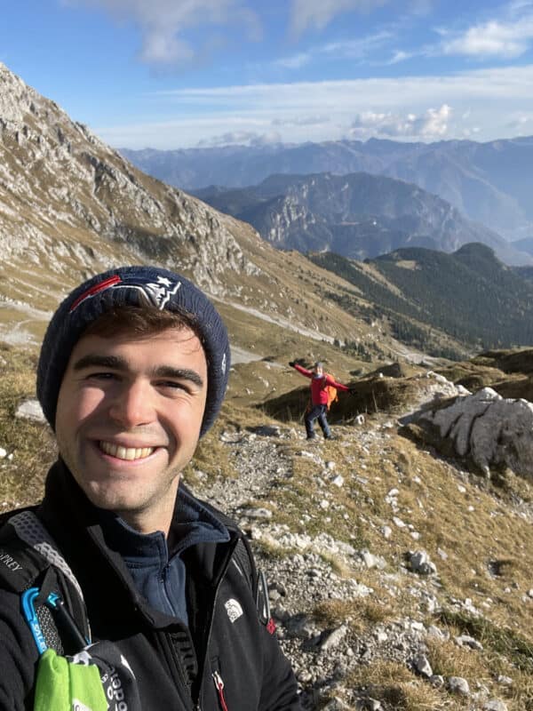 Lorenzo Diaferia in trekking.