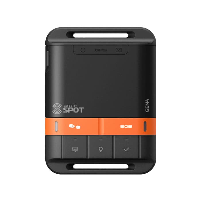 SPOT GEN4, messenger monodirezionale GPS, vista frontale.