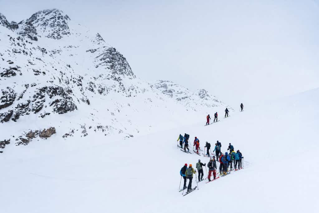 Verso la Cima Sobretta con Skimo on Top di Skimofestival 2025. (Ph. G. Meneghello)