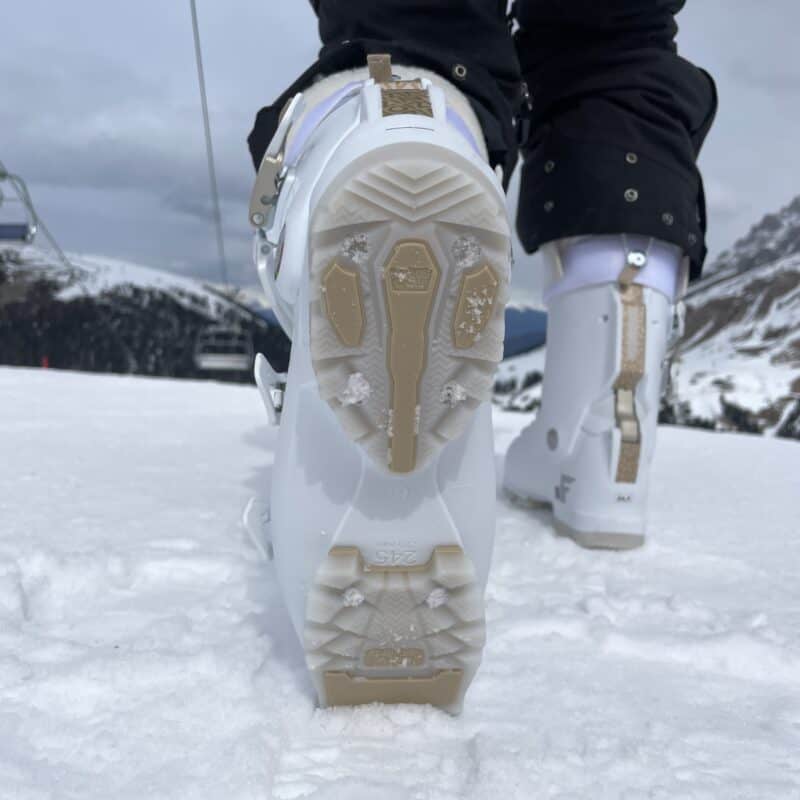 Particolare della suola GripWalk dello scarpone Vizion 4B 90 GW.