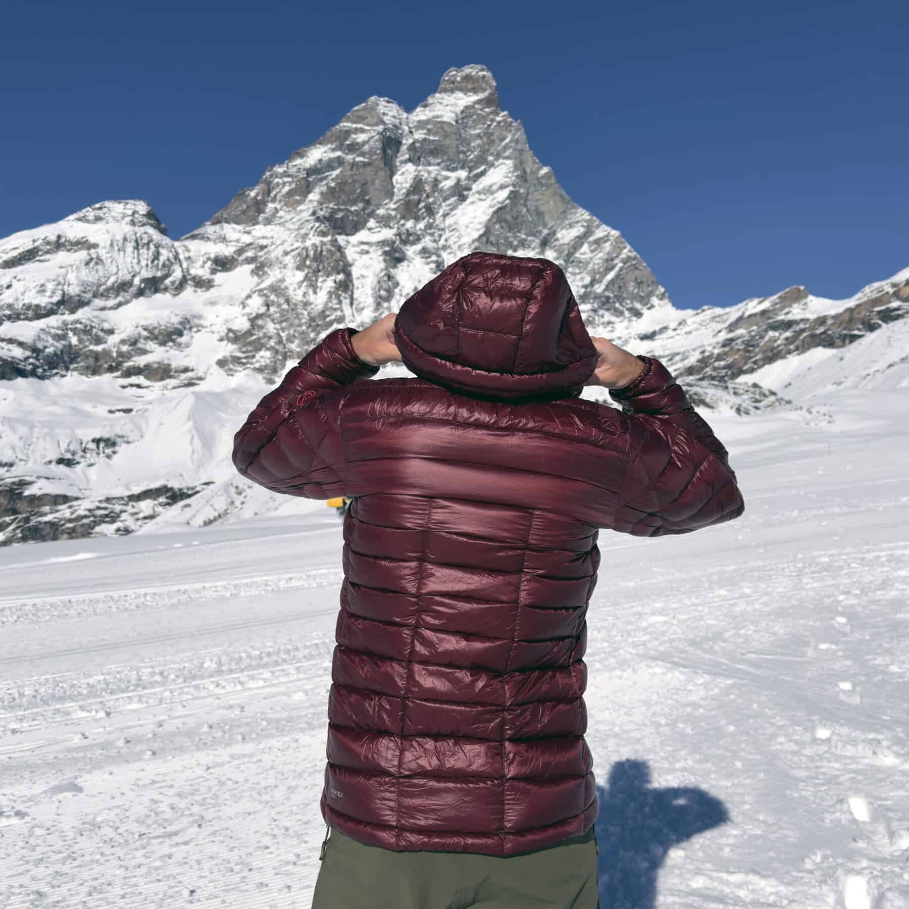 Vista posteriore del piumino Lumina 200 da uomo.