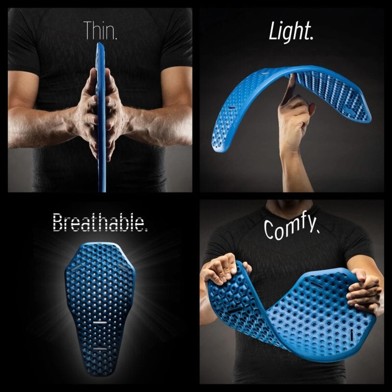 Microspalla ultraleggera in schiuma, perfetta per attività outdoor, comfort e design innovativo.