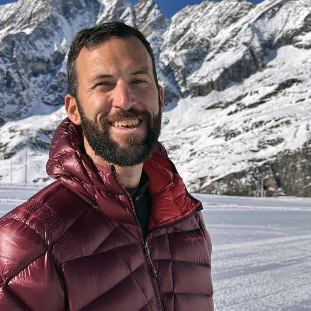 Mathieu Ladiona, Cervinia, ottobre 25.