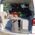 Ortovox Affinity 42, perfettamente a suo agio nel van della Guida.