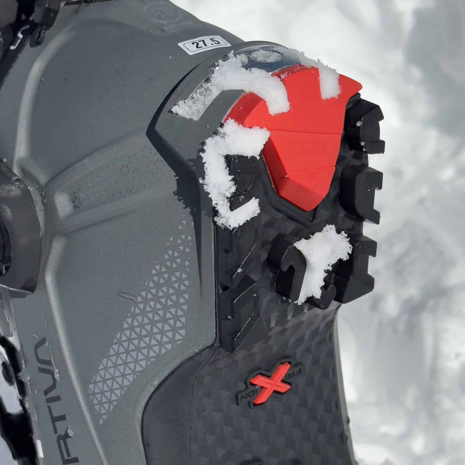 Suola Frixion con inserto rinforzato.