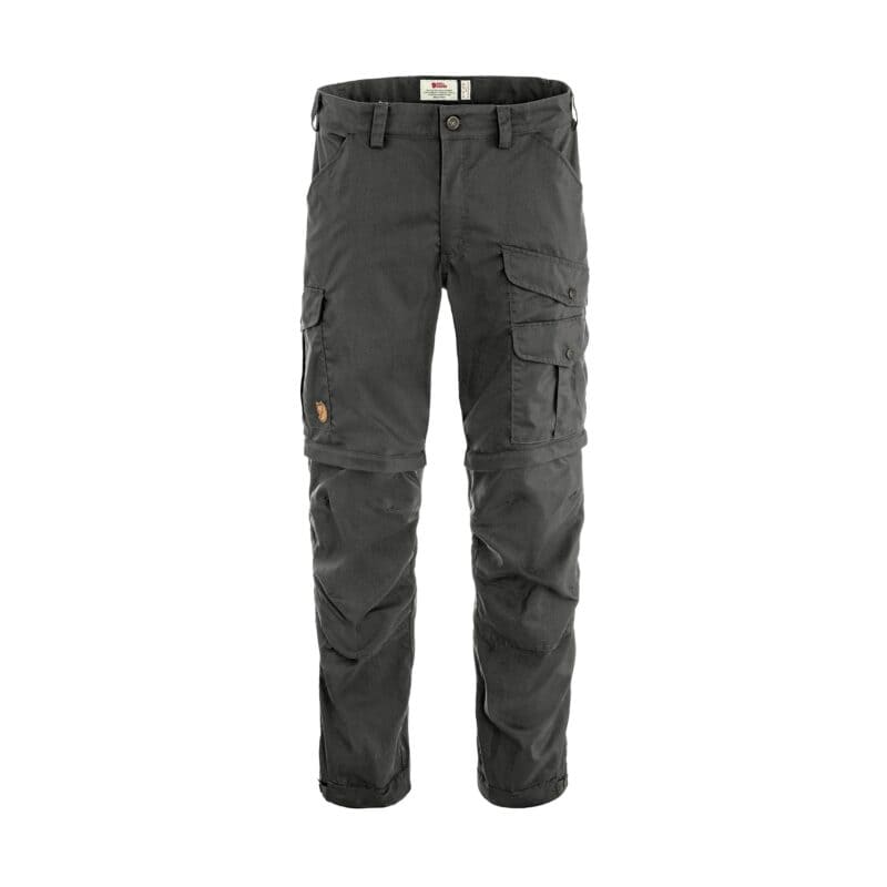 Fjällräven Vidda Pro Lite Zip-Off Trousers M dark grey vista frontale