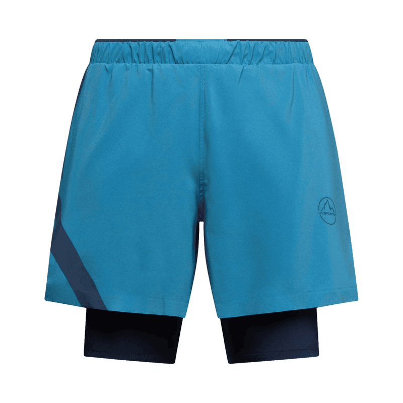 La Sportiva Flow 5" Short M pantaloncini trail running uomo Opal/Night