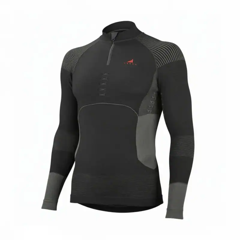 Tecso MERINO CARBON base layer zip